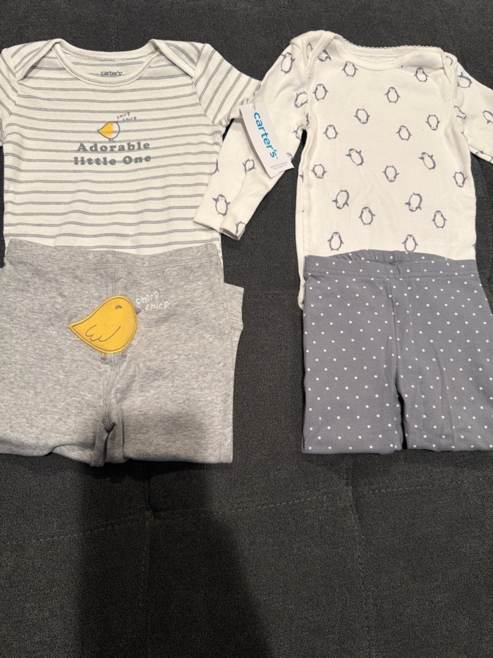 Baby Two-Piece Sets -Both size 12 months.